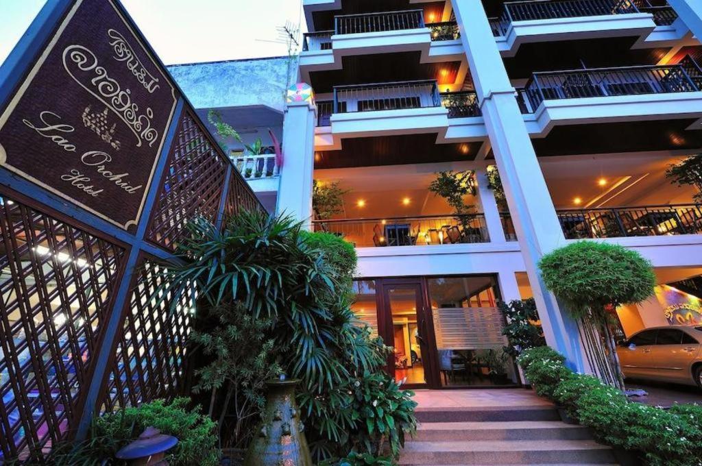 Lao Orchid Hotel Vientián Exterior foto